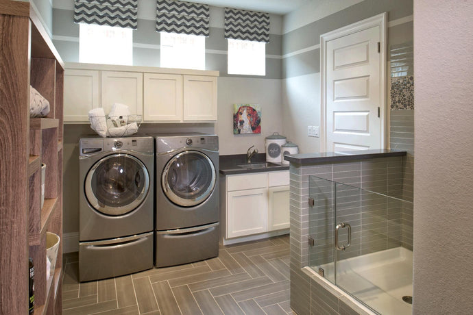 How to Create a Dual-Purpose Laundry and Mudroom Space