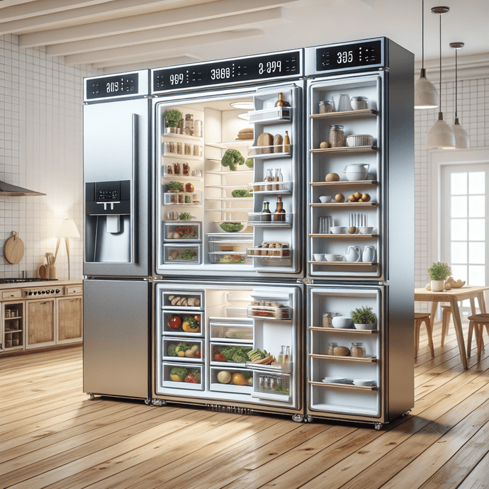 Réfrigérateurs combinés : Comment ils optimisent l'espace de votre cuisine