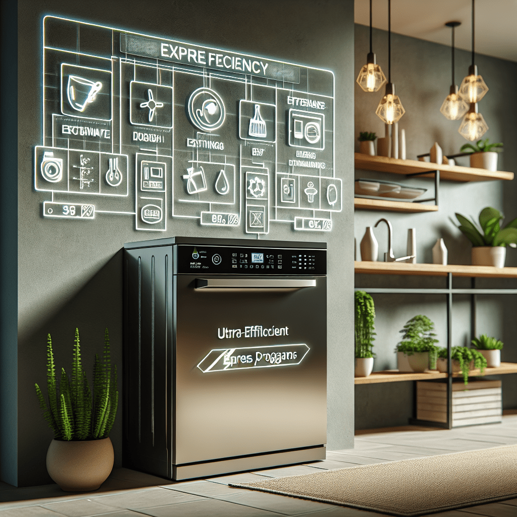 Dishwashers equipped with ultra-efficient express programs