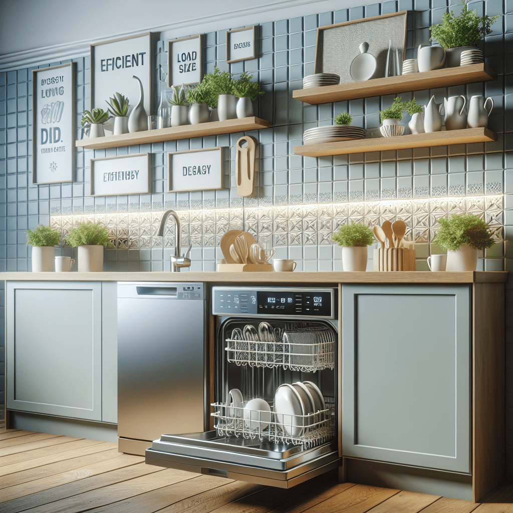 Lave-vaisselle qui s'adaptent à la taille de la charge pour plus d'efficacité