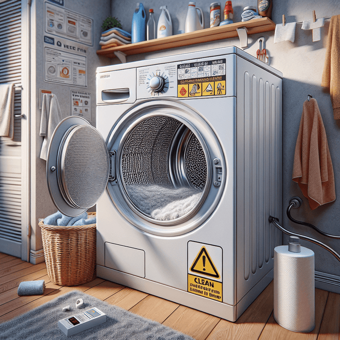 Sèche-linge : Comment éviter les risques d'incendie causés par l'accumulation de peluches