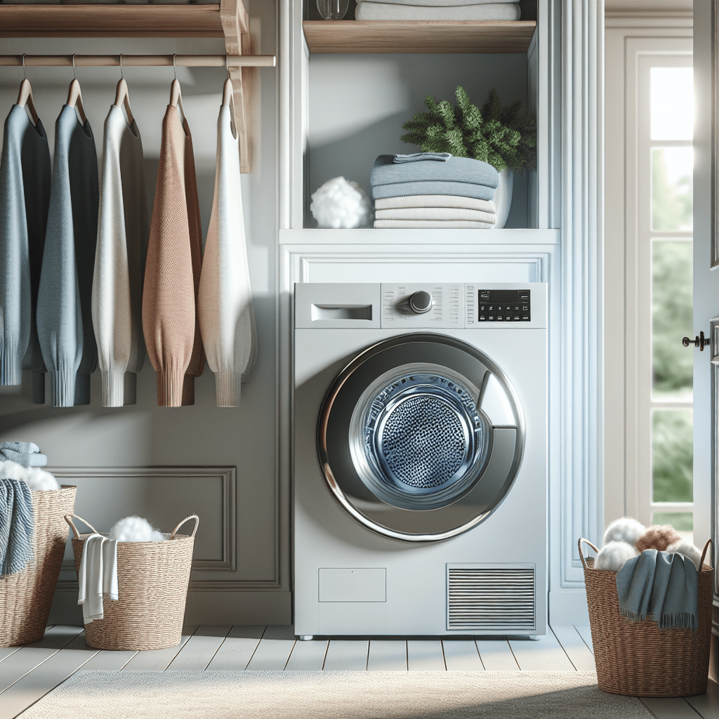 Dryers with cycles for delicate fabrics and wool clothes
