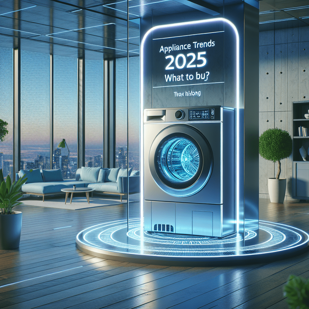 Tendances des appareils ménagers pour 2025 : Que acheter ?