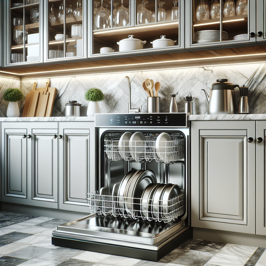 Dishwashers with wash cycles for large pots and pans