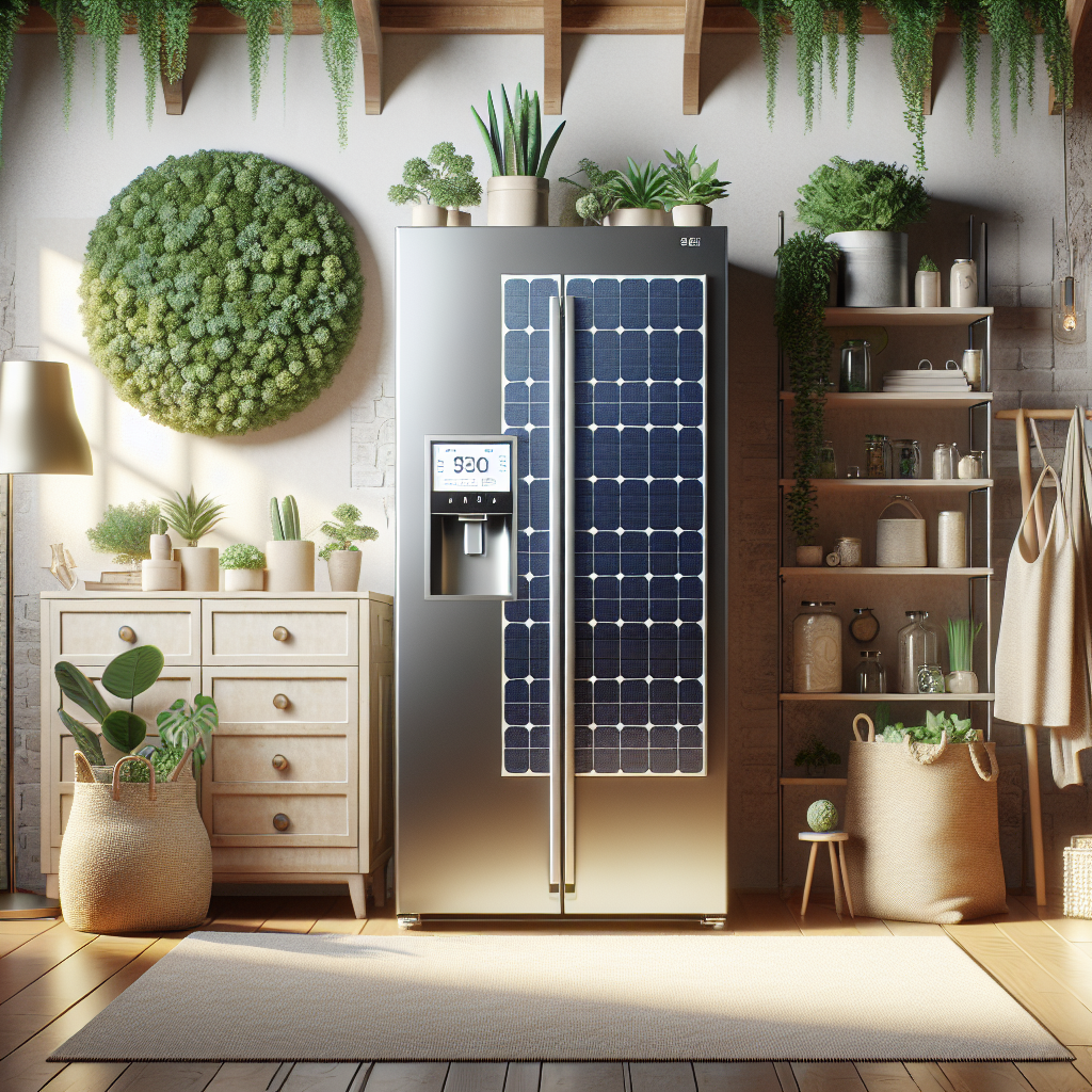 Réfrigérateurs alimentés à l'énergie solaire : Une révolution verte pour votre cuisine