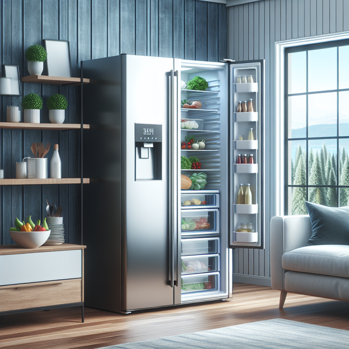 Refrigerators with specialized compartments for fresh and frozen food