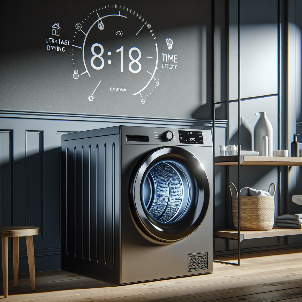 Dryers with ultra-fast drying cycles for time-saving