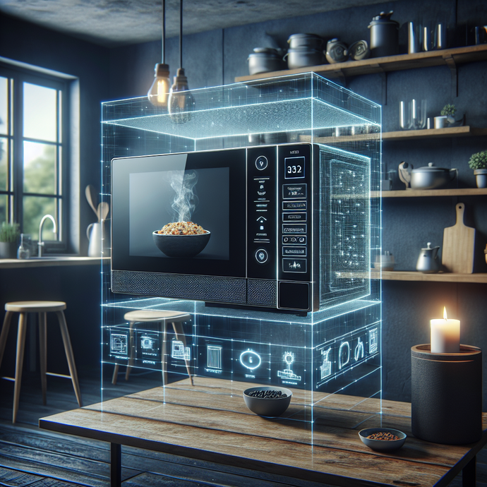 Microwaves with user-friendly touch interfaces