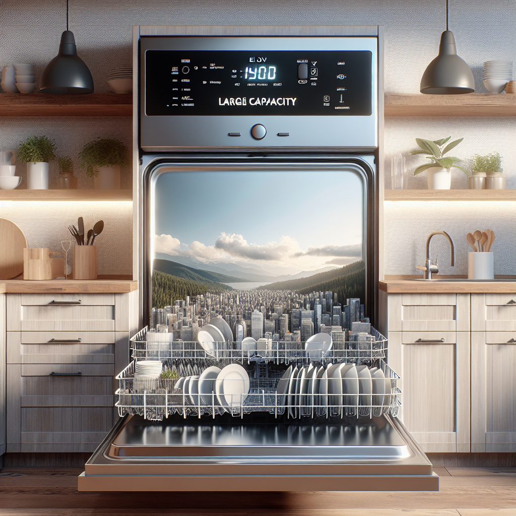 Lave-vaisselles avec des programmes de lavage de grande capacité