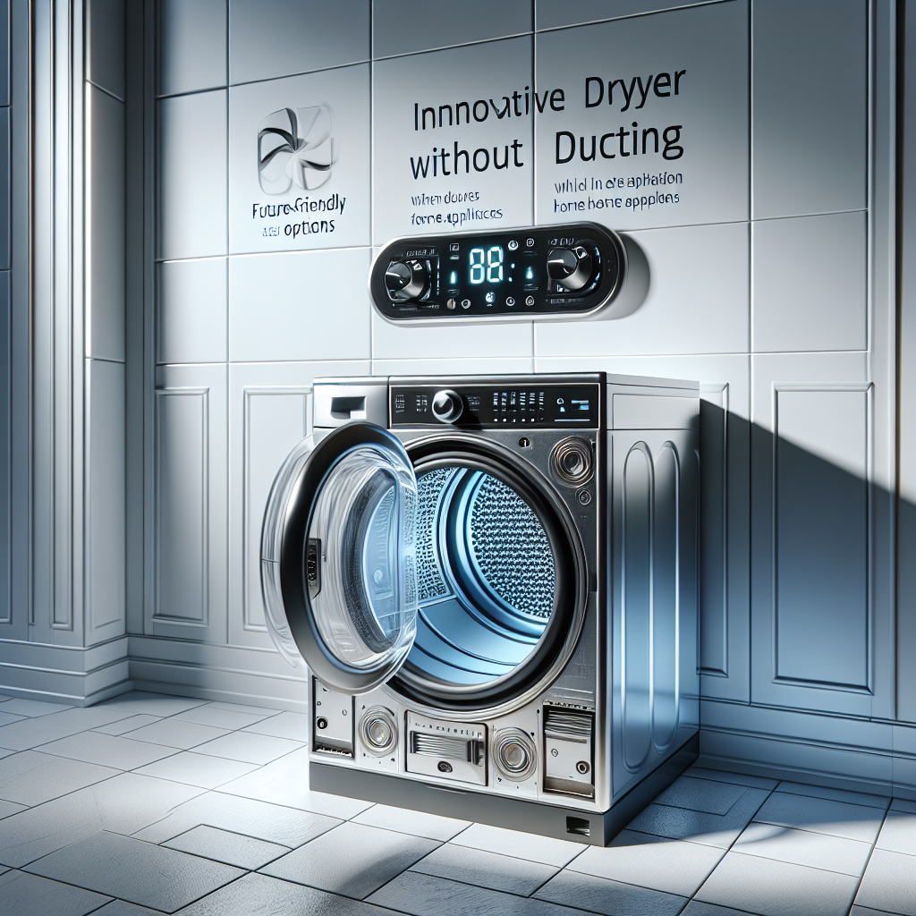Dryers Without Ducting: A Future-Friendly Option