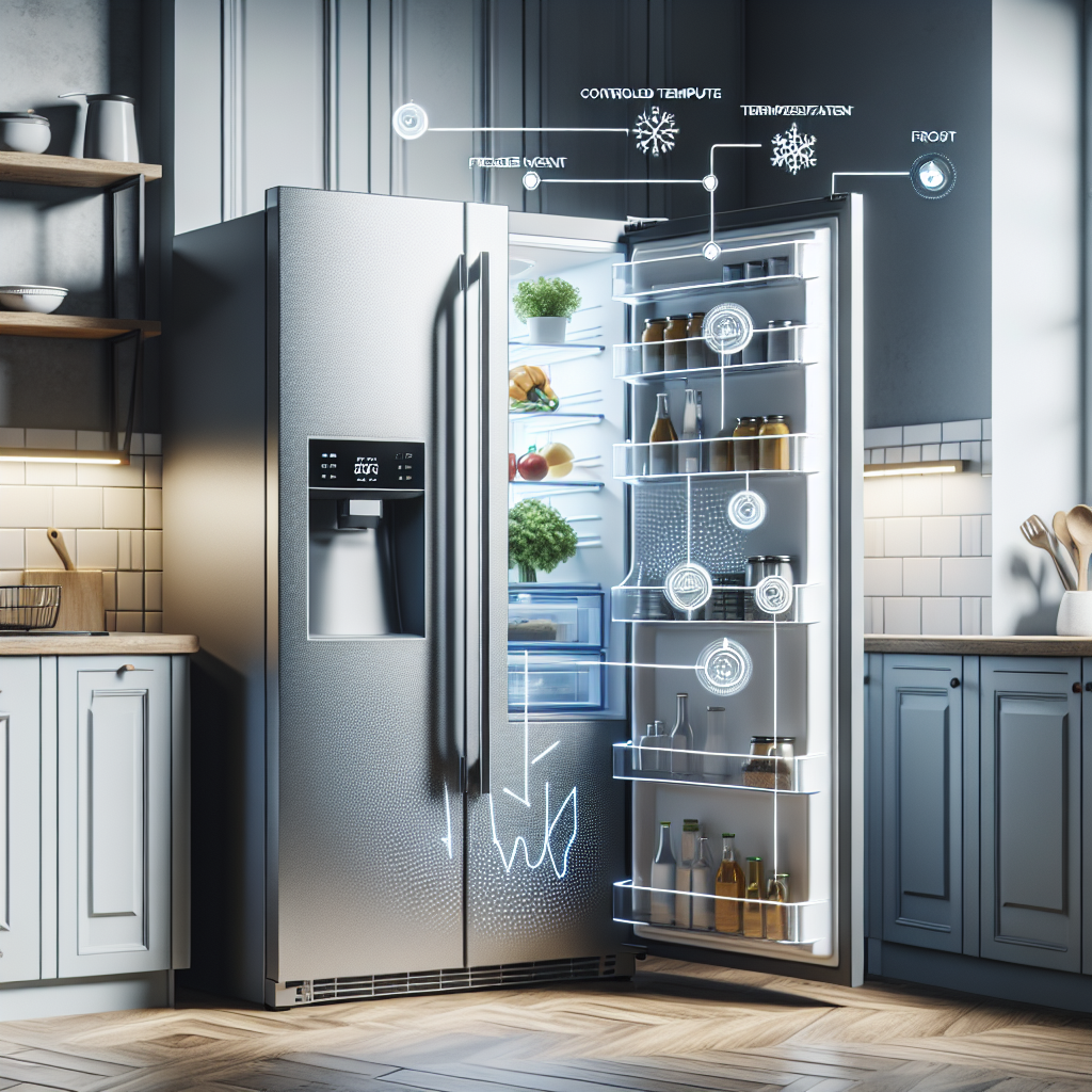 Refrigerators with air management systems for better temperature control
