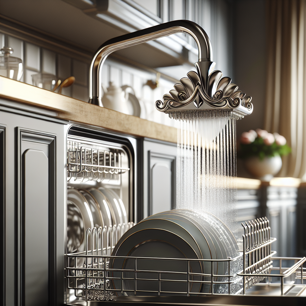 Lave-vaisselle avec lavage à jet d'eau pour une propreté parfaite