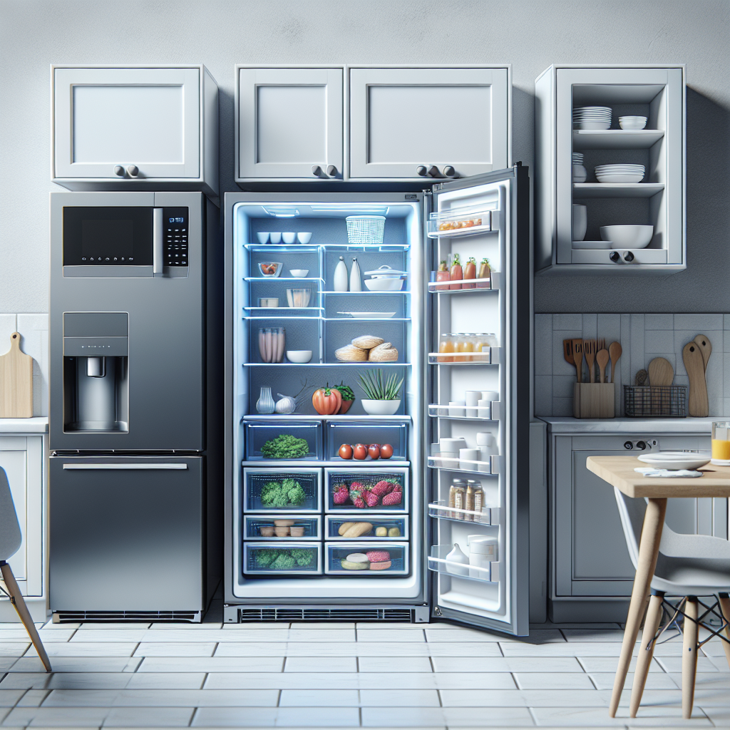 Des réfrigérateurs avec des compartiments spécialisés pour les aliments frais et congelés