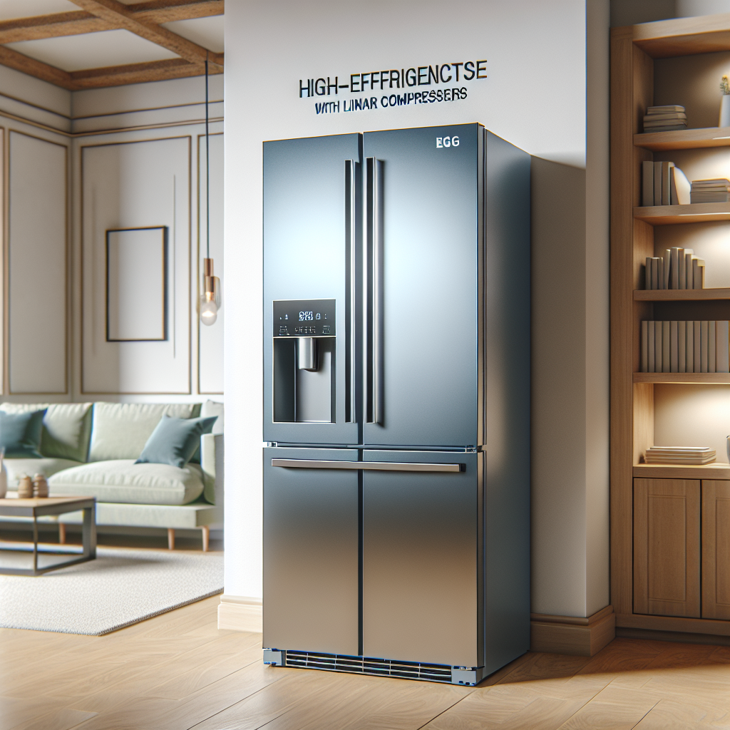 Refrigerators with Linear Compressors for More Efficiency
