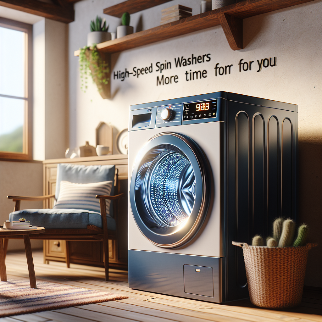 High-speed spin washers: More time for you