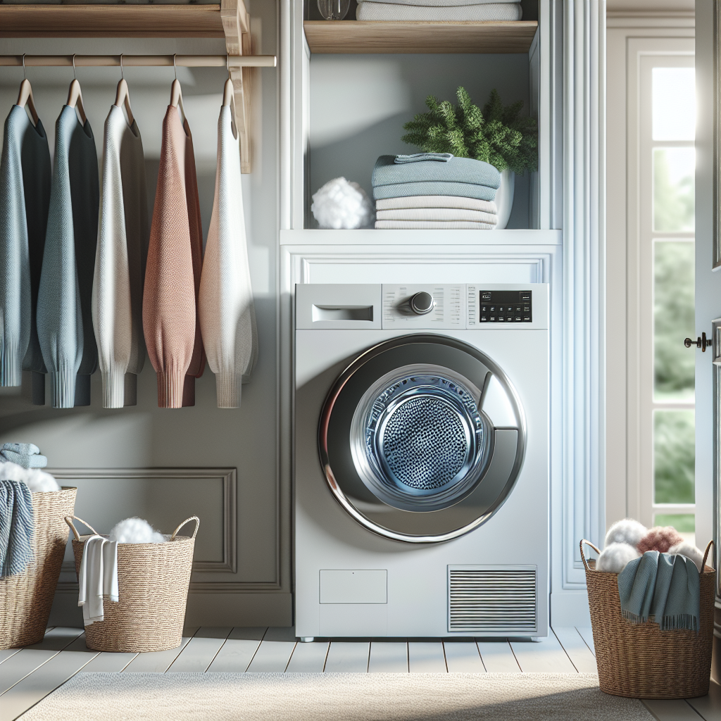 Dryers with cycles for delicate fabrics and wool clothes