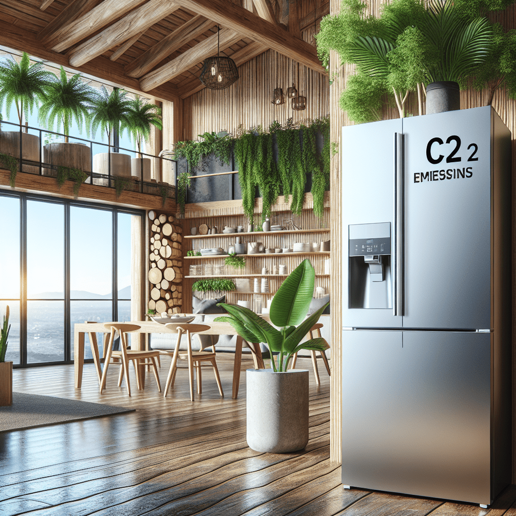 Low CO2 Emission Refrigerators: A Sustainable Trend