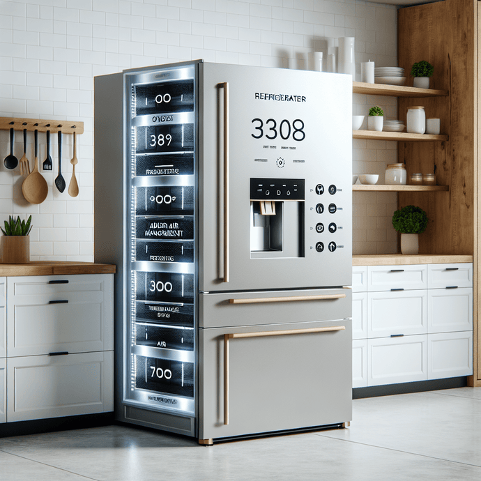 Refrigerators with air management systems for better temperature control