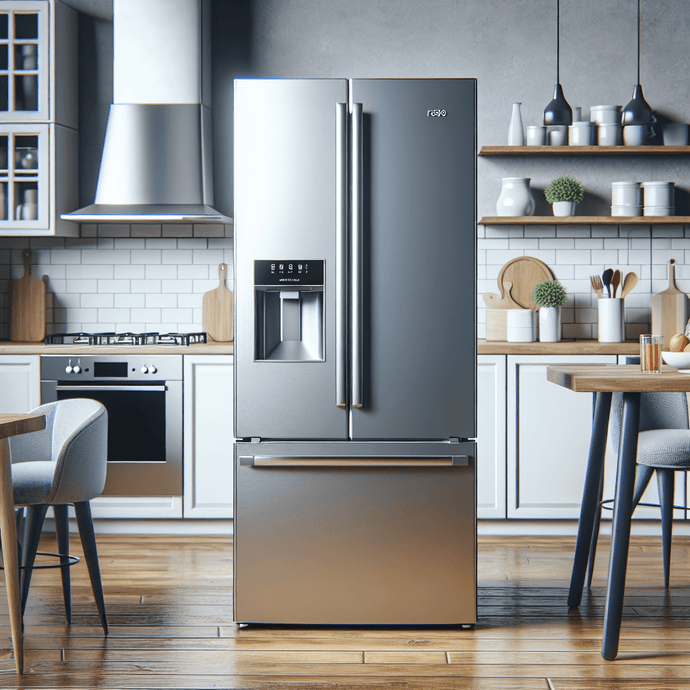 Refrigerators with Noise-Free Cooling Systems
