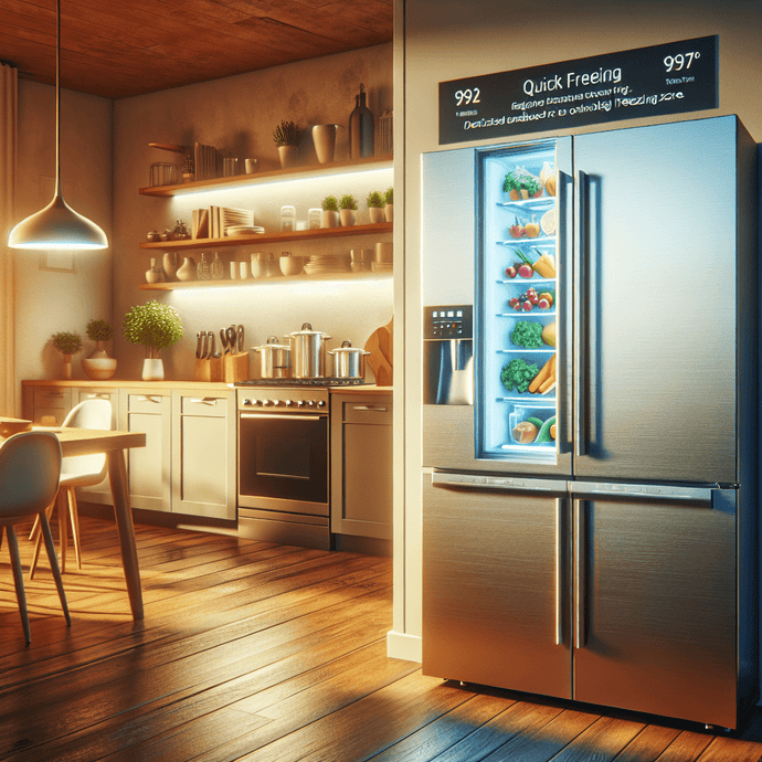 Réfrigérateurs avec zones de congélation rapide pour une meilleure gestion des aliments