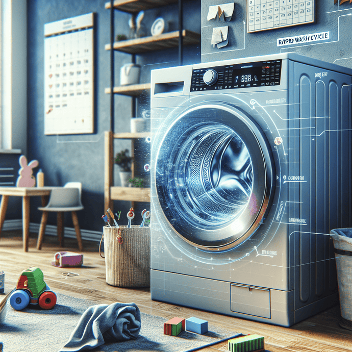 Machines à laver avec cycles de lavage rapide : Pour les familles occupées