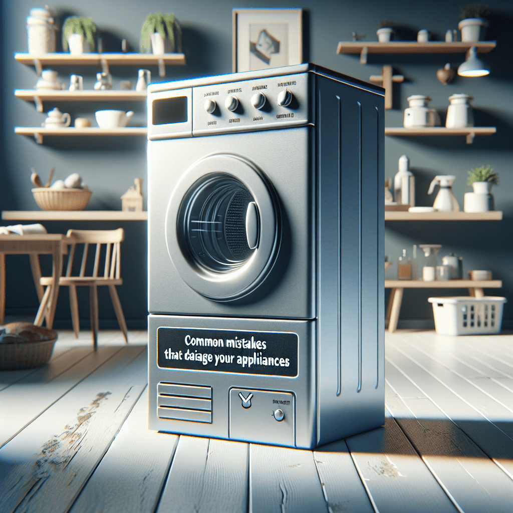 Common Mistakes That Damage Your Appliances - BonPrix Électroménagers