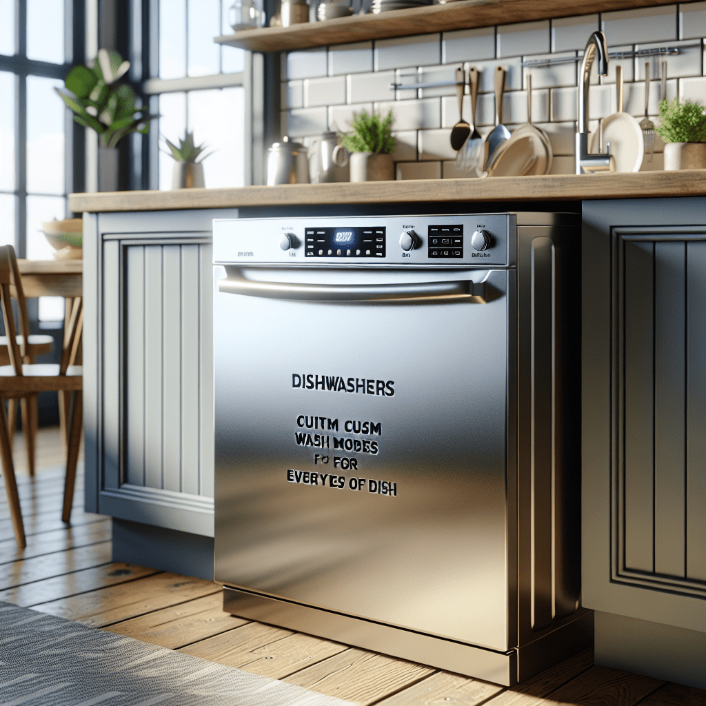 Dishwashers with Custom Wash Modes for Every Type of Dish - BonPrix Électroménagers