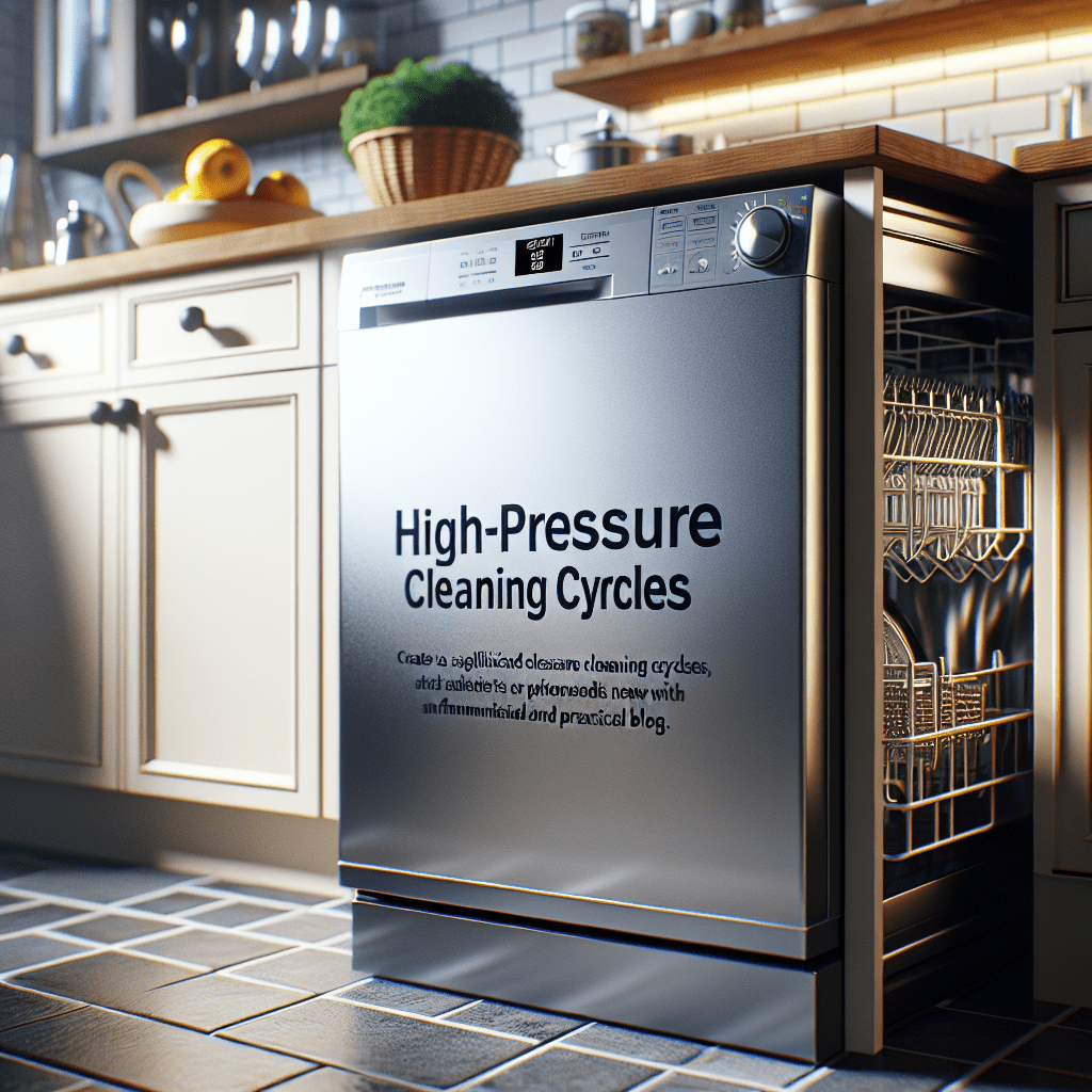 Dishwashers with high-pressure cleaning cycles - BonPrix Électroménagers