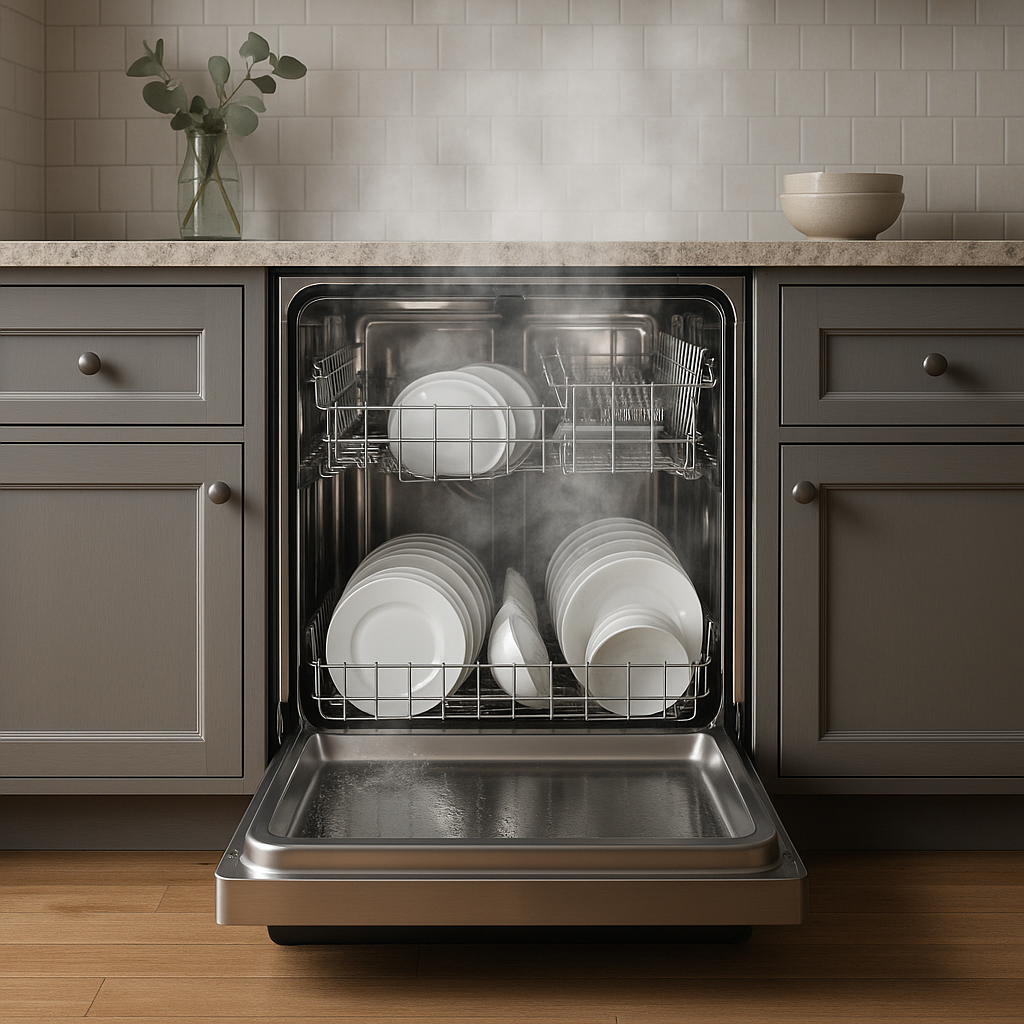 Dishwashers with high-temperature cleaning: unmatched cleanliness