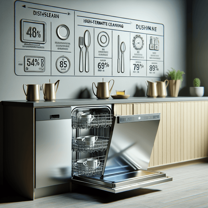 Dishwashers with high-temperature cleaning: unmatched cleanliness