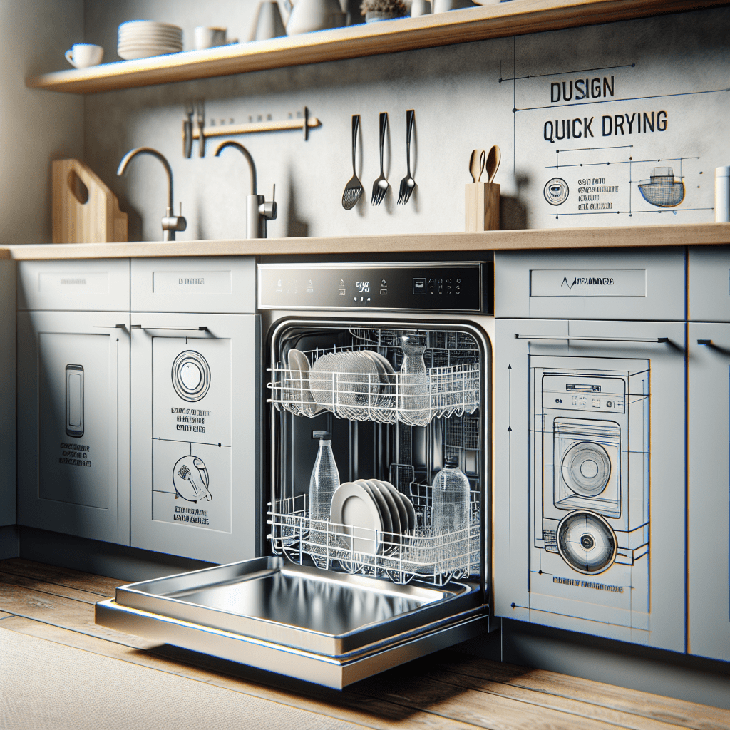 Dishwashers with quick drying options for practical use - BonPrix Électroménagers