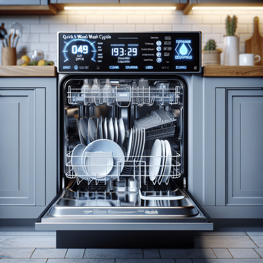 Dishwashers with quick wash cycle for significant time savings - BonPrix Électroménagers