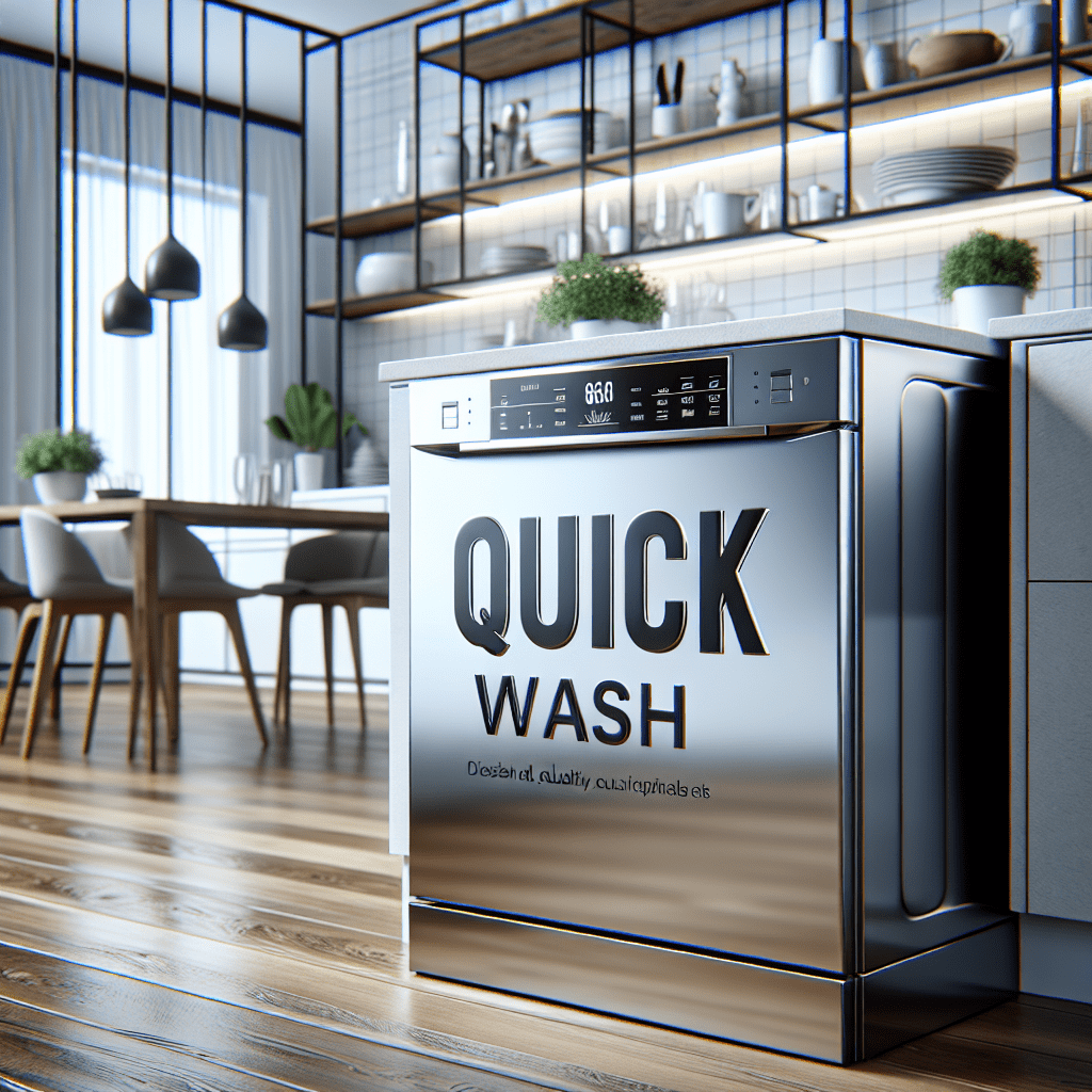 Dishwashers with quick wash cycles: save time without sacrificing quality - BonPrix Électroménagers