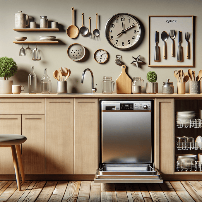 Lave-vaisselle avec options de lavage rapide pour les jours chargés