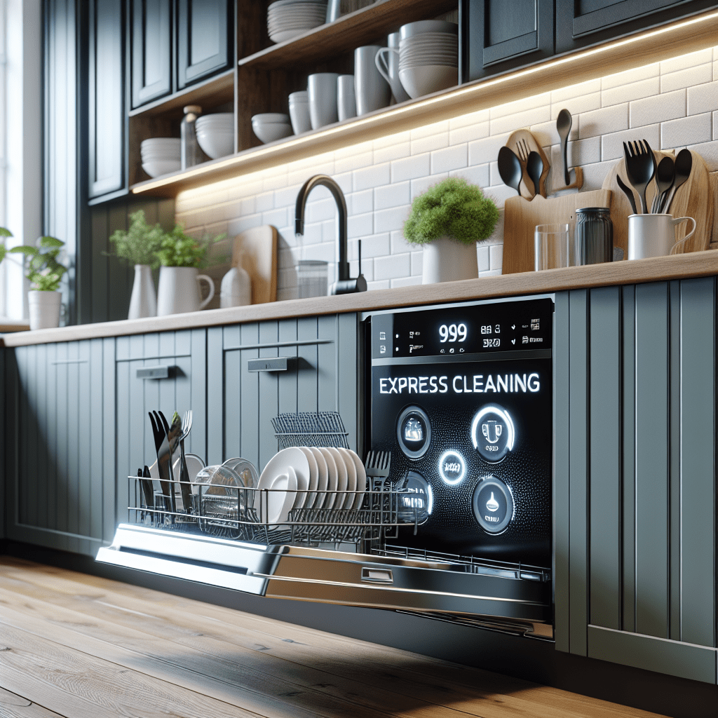Dishwashers with Ultra-Fast Cycles for Express Cleaning - BonPrix Électroménagers
