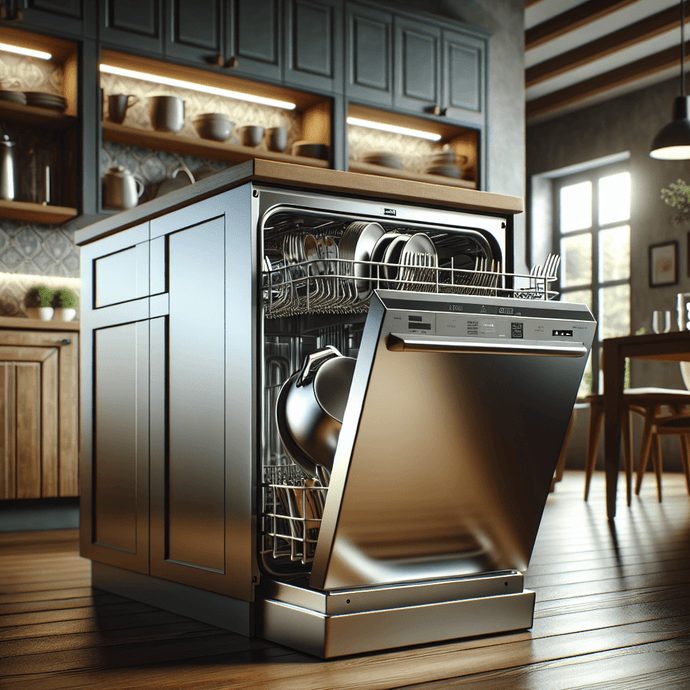 Lave-vaisselle avec cycles de lavage pour grandes casseroles et poêles