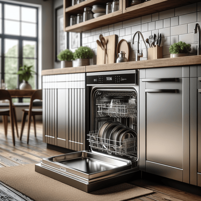 Lave-vaisselle avec cycles de lavage pour grandes casseroles et poêles