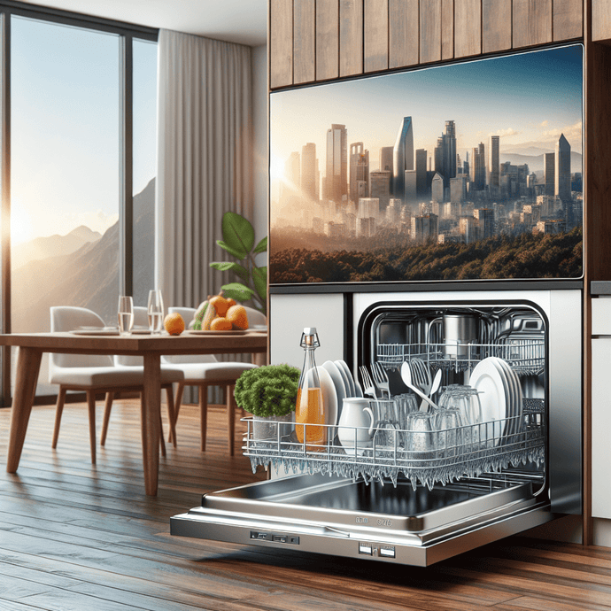 Dishwashers with water-jet cleaning technology