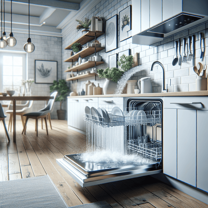 Dishwashers with water jet washing for perfect cleanliness