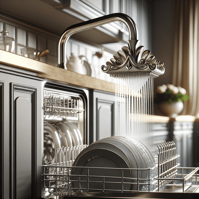 Lave-vaisselle avec lavage à jet d'eau pour une propreté parfaite