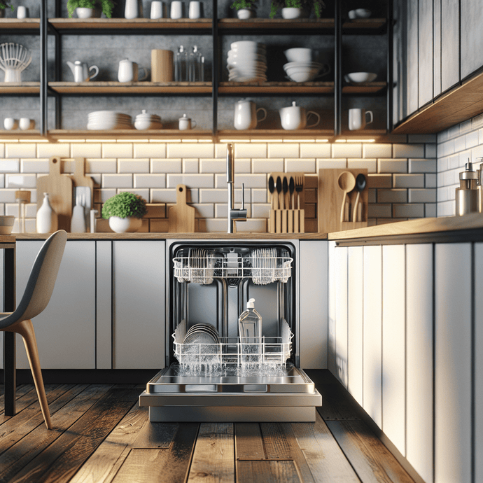 Dishwashers with water jet washing for perfect cleanliness