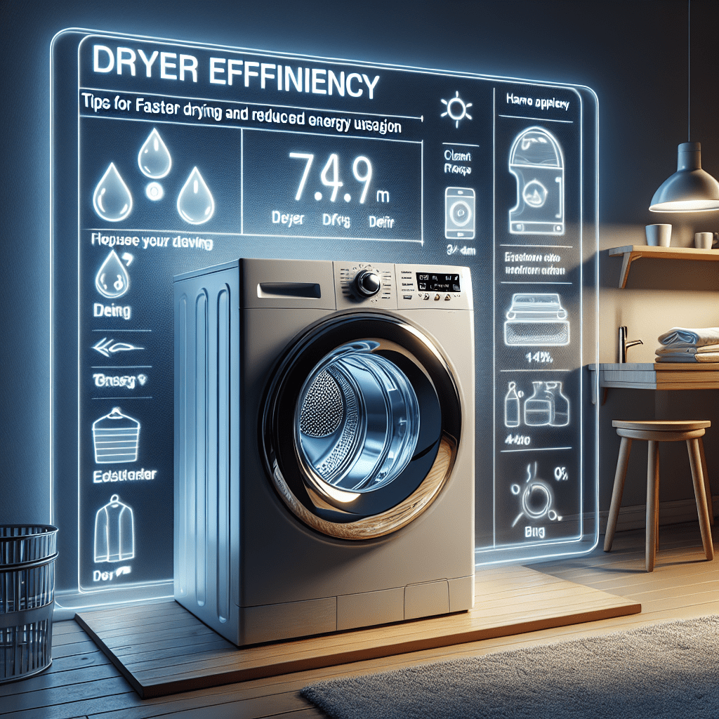 Dryer Efficiency: Tips for Faster Drying and Reduced Energy Usage - BonPrix Électroménagers