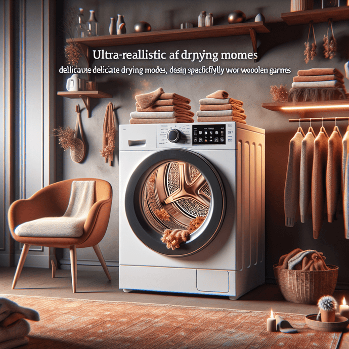 Séchoirs avec modes de séchage délicats pour vêtements en laine