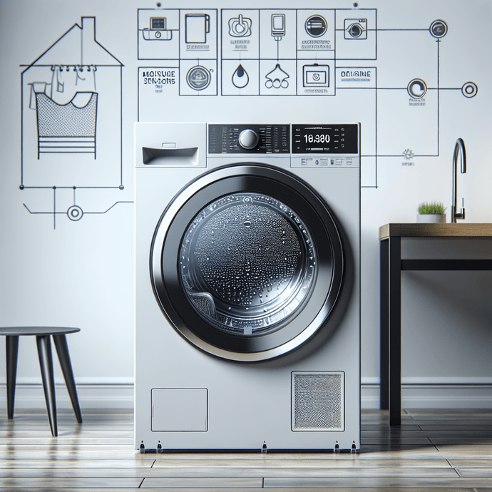 Dryers with moisture sensors for optimal performance