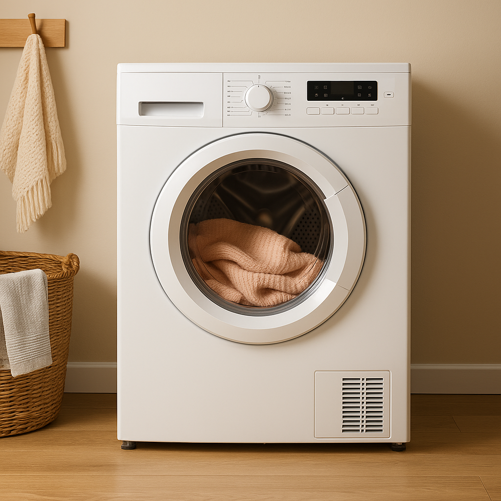 Dryers with settings for delicate fabrics and wool clothing