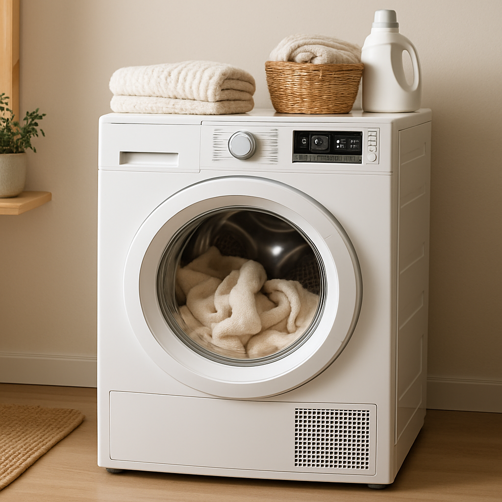 Dryers with settings for delicate fabrics and wool clothing