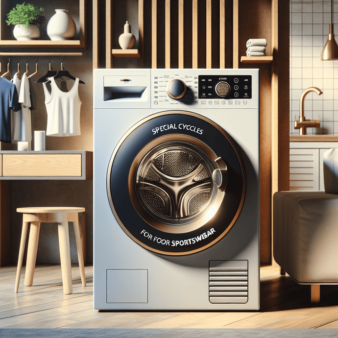 Dryers with special cycles for sportswear