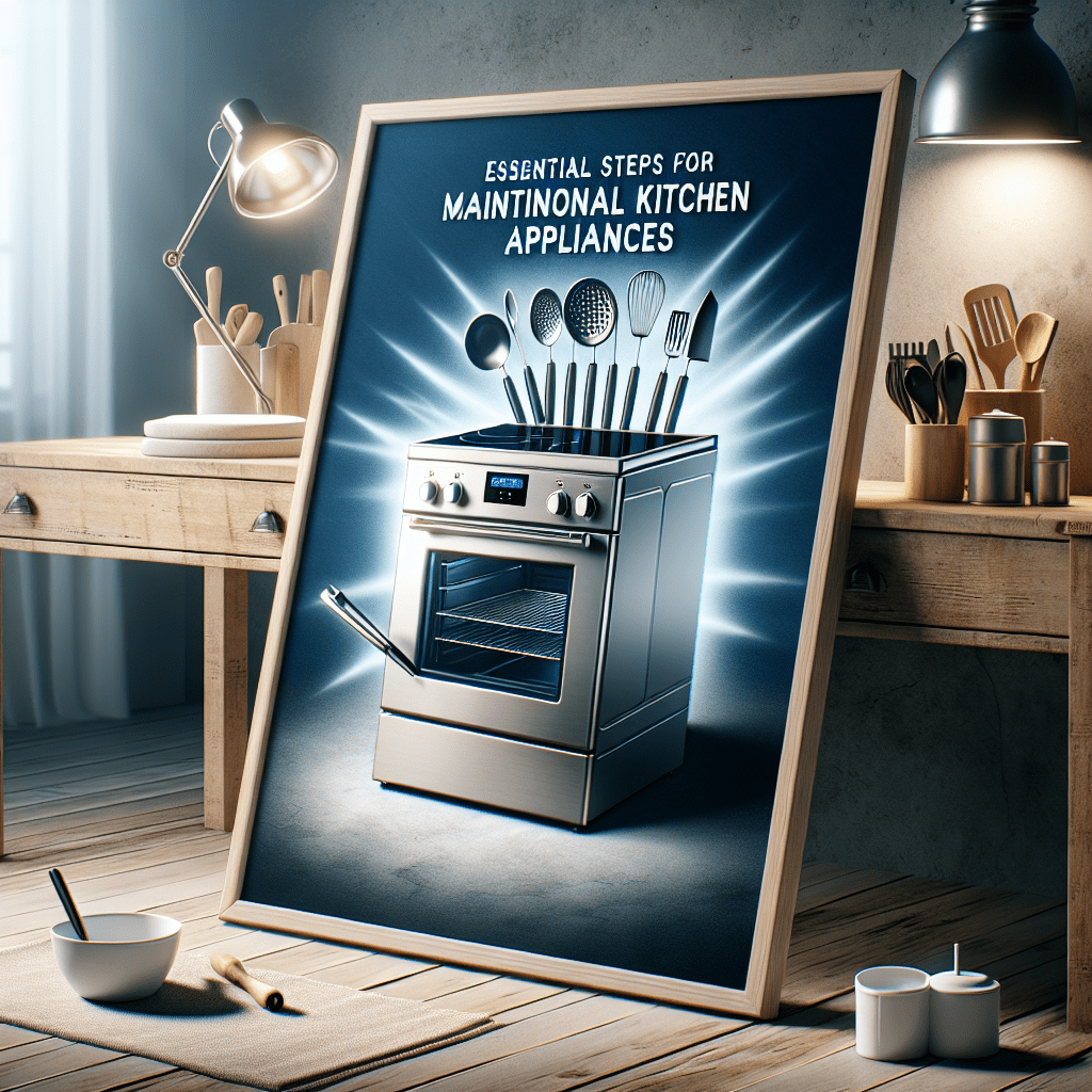 Essential Steps for Maintaining Your Professional Kitchen Appliances - BonPrix Électroménagers