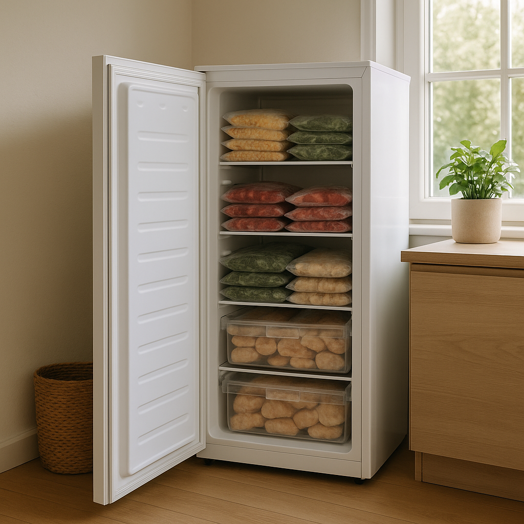 Freezer: How to prevent food from freezing together in a bulk