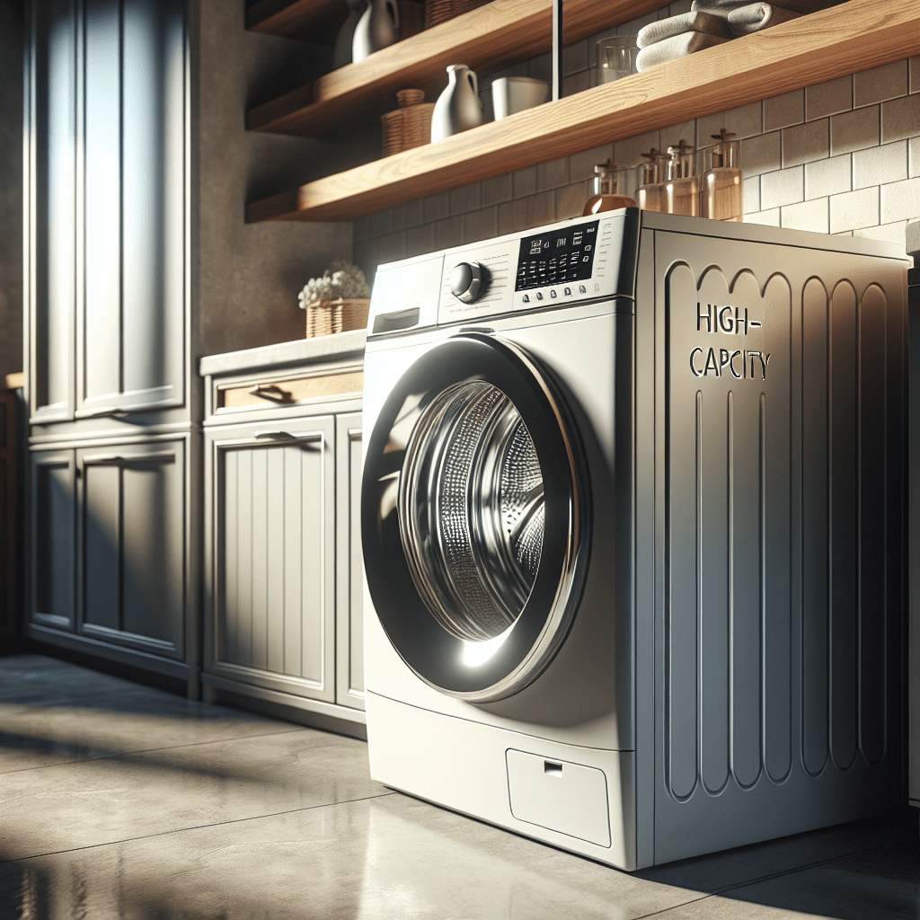 High-Capacity Washers for Homes with Large Laundry Loads - BonPrix Électroménagers